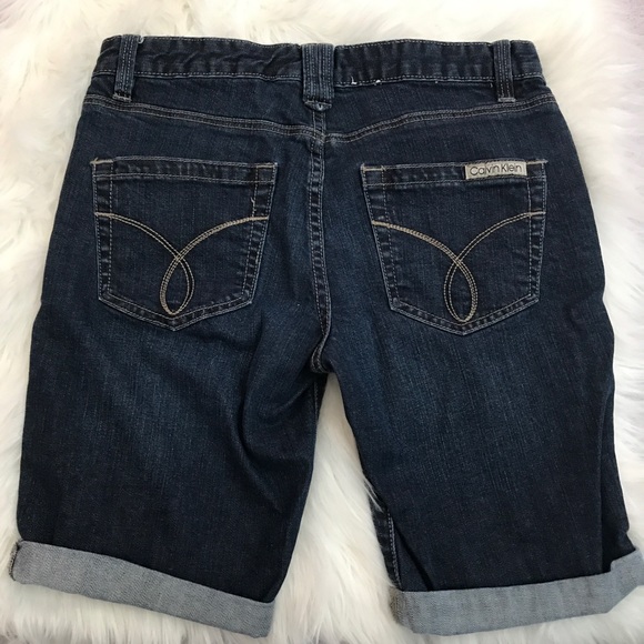 Calvin Klein Boyfriend Jean Shorts - Picture 2 of 2
